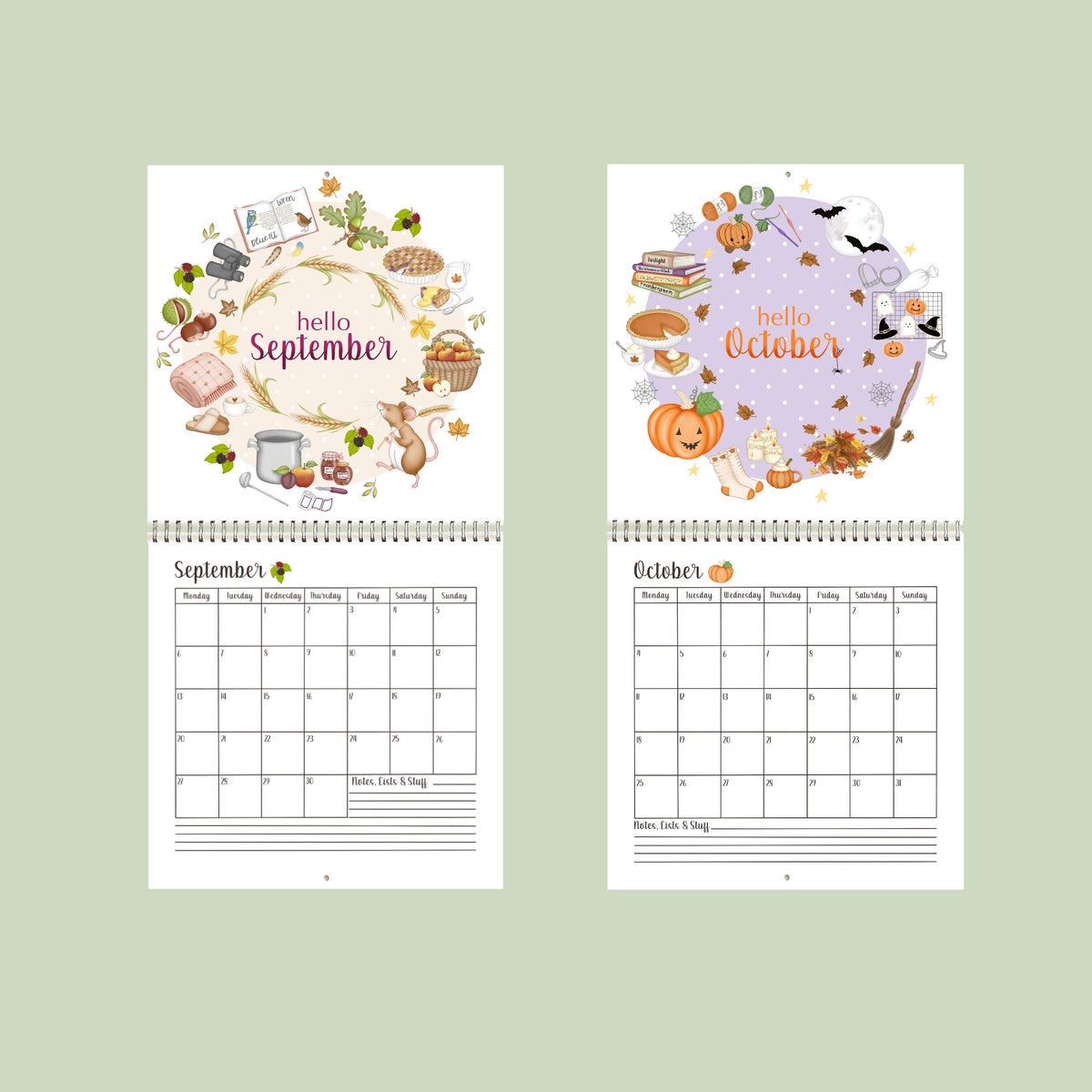 Mouse & Meg 2027 Wall Calendar