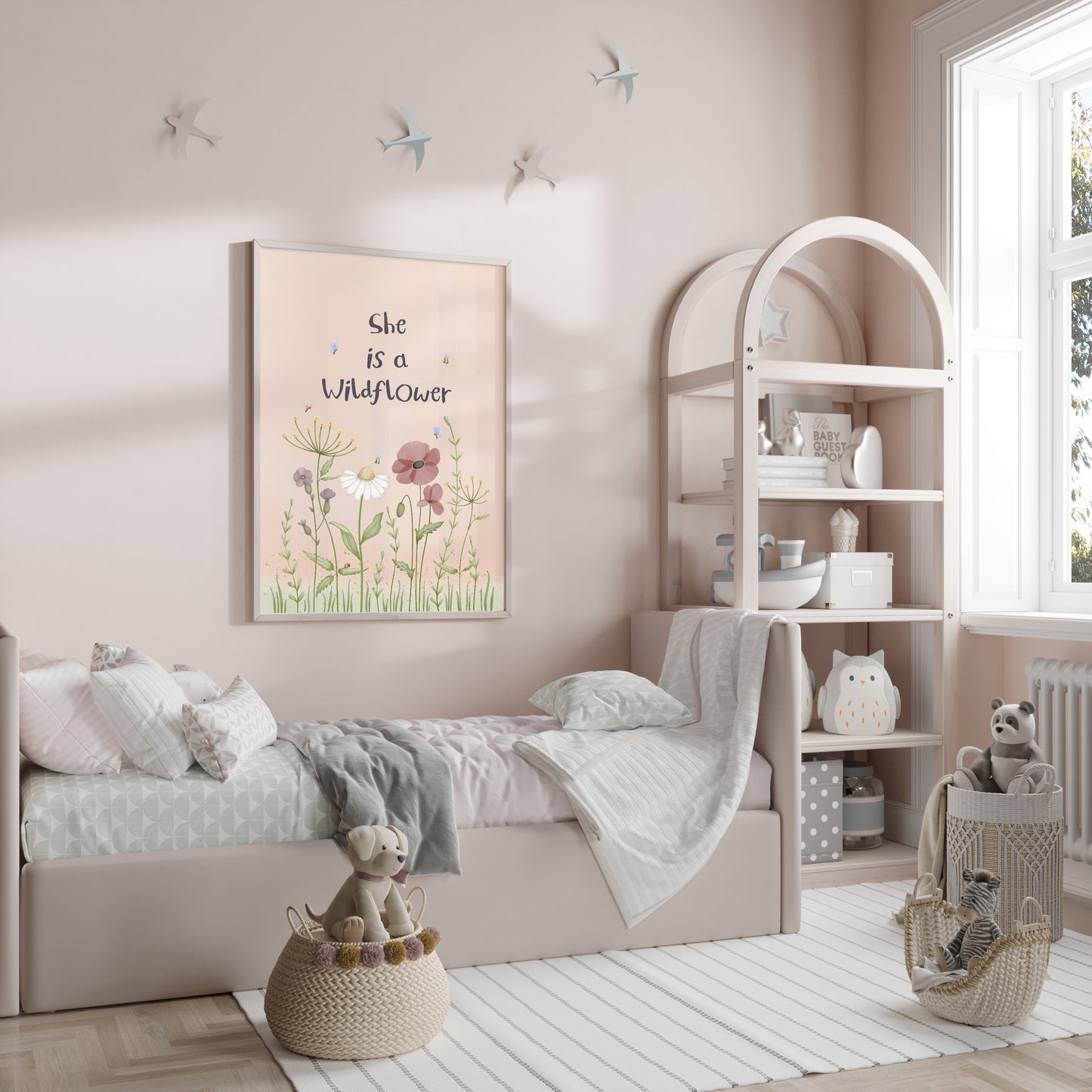 She is a Wildflower - Girl’s Wildflower Print